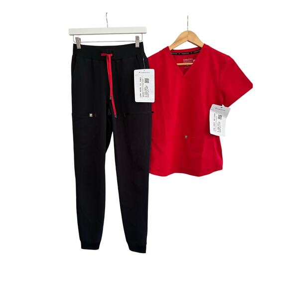 Fabletics Other - NWT Fabletics Womens XS Tall High Rise On Call Jogger & XS Red Method Top READ